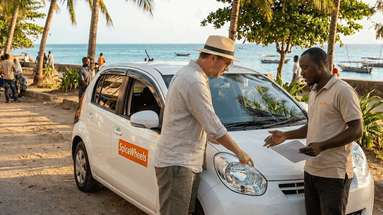 Car keys and documents